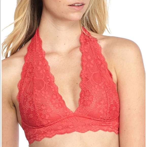 Free People Other - Free People Galloon Lace Halter Bra